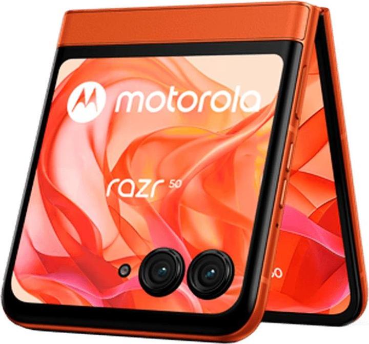 Produktbild Motorola Razr 50 (256 GB, Spritz Orange, 6.90", SIM + eSIM, 52.43 Mpx, 5G)