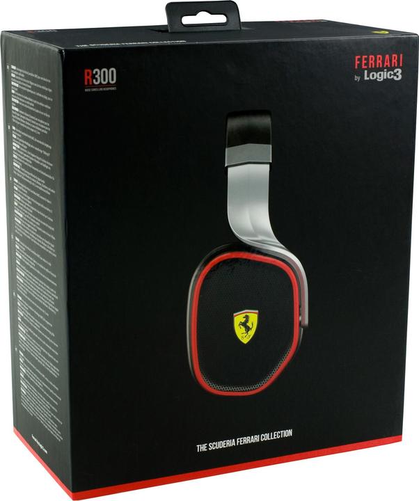 Actual product image Logic3 Ferrari by Scuderia R300, Over-Ear Headphones (ANC, Cable)