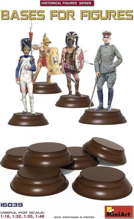 Image du produit Mini art Bases pour figures 6 pc