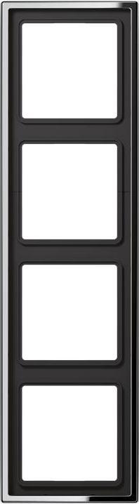Actual product image JUNG Mounting frame 4f chr glz LS / LS 990 GCR2984