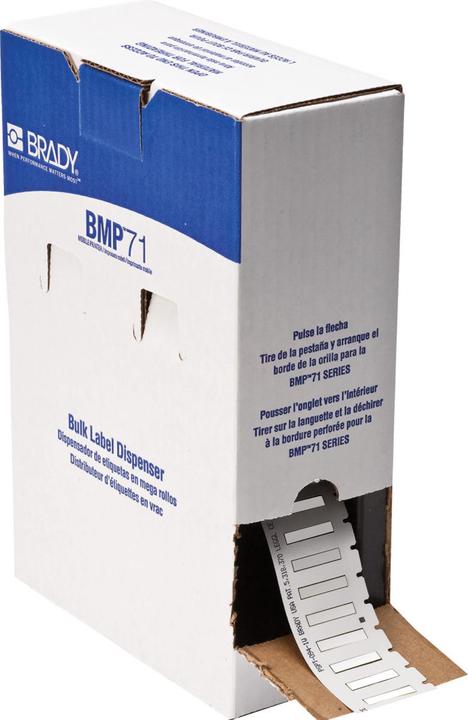 Produktbild Brady BM-094-1-342, Permasleeve, wärmeschrumpfendes Polyolefin, Weiss, 25.78 x 4.60 mm, für Kabeldu