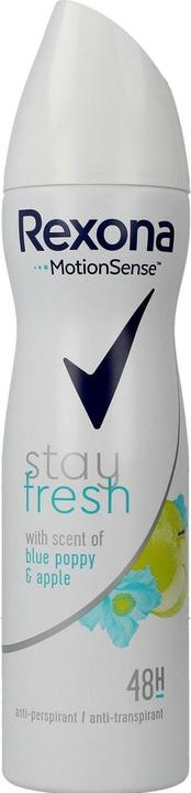 Rexona Blue Poppy Apple Deodorant Spray 150ml (Spray, 150 ml)