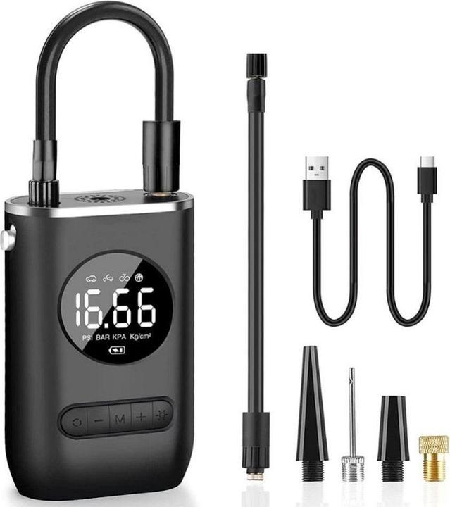 Produktbild Alogy Consumer electronics OEM Wireless electric mini compressor / pump RC-K- black (0.00 Bar)