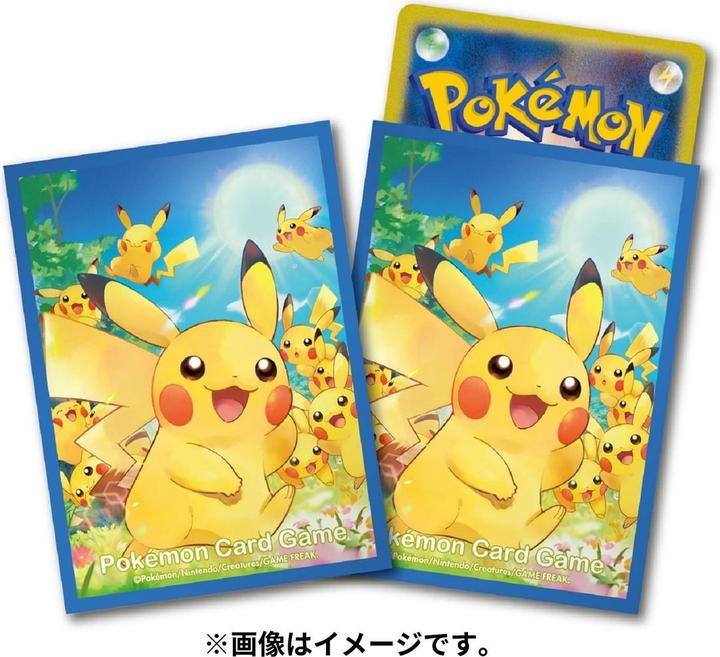 Actual product image Pokémon Pokemon Centre Original Deck Sleeves Pikachu
