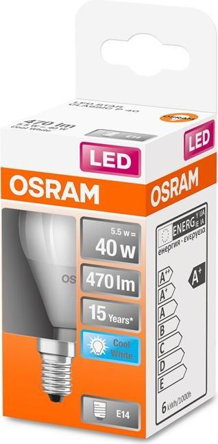 Immagine prodotto Osram Star Classic P (E14, 40 W, 470 lm, 1 x, F)