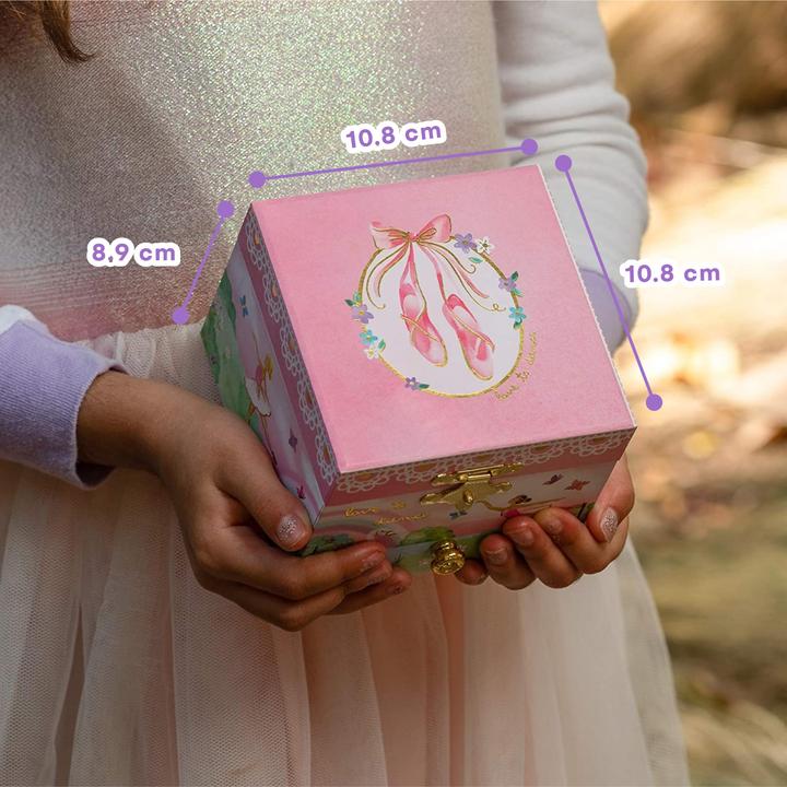 Produktbild Only-Bags.Store Schmuckkästchen mit Spieluhr mit drehender Ballerina