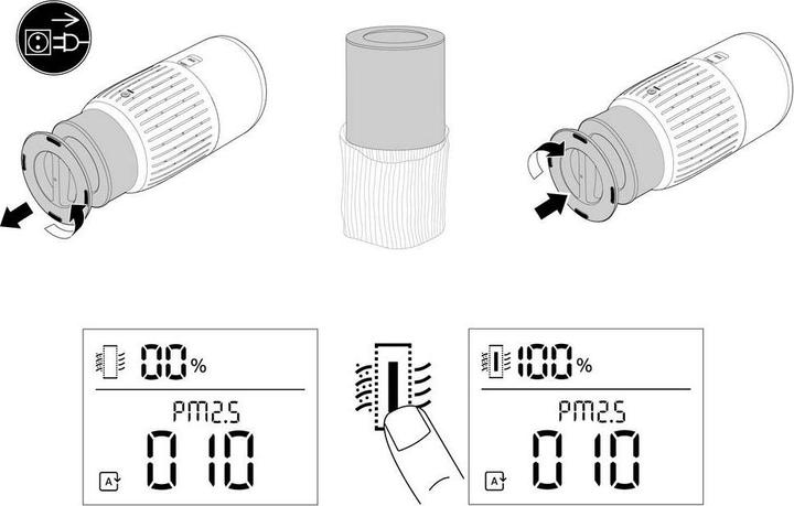 Actual product image Bosch Home Comfort Air 2000 Ersatzfilter (1 x)