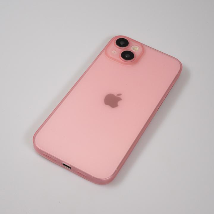 Actual product image PhoneLook Cover plastic ultra thin semi-transparent matt (Apple iPhone 15)