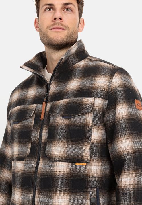 Actual product image Camel Active Checked blouson with a zip (52)