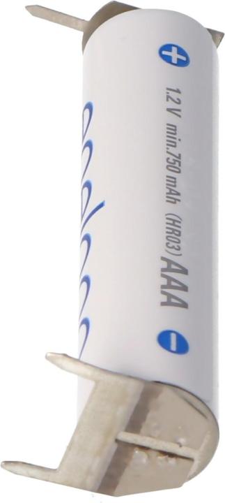 Actual product image Panasonic Battery BK-4MCC Micro AAA battery with 3 print contacts (1 pcs., AAA, 750 mAh)