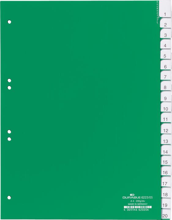 Actual product image Durable Register PP