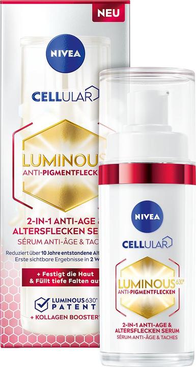 NIVEA Cellular Luminous 630 2in1 Anti-Age & Altersflecken Serum (30 ml)
