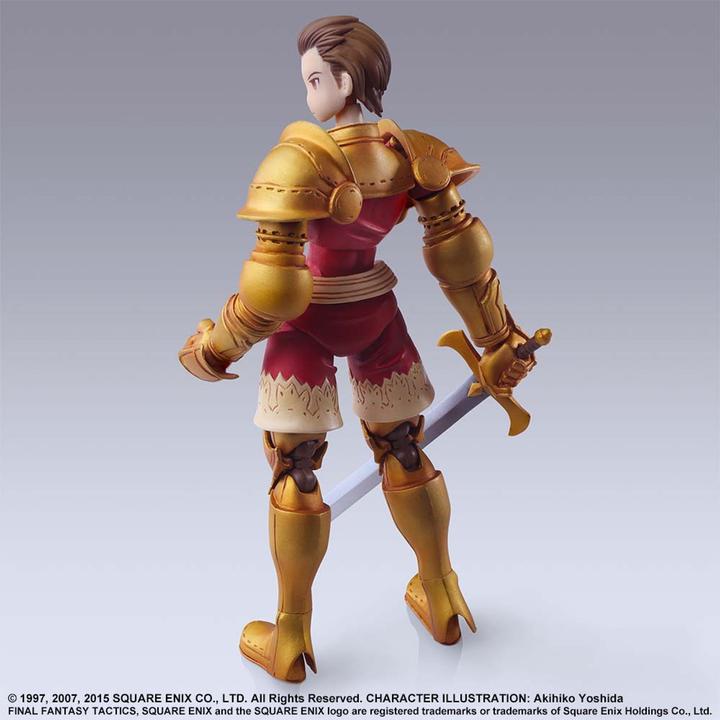 Actual product image Square Enix Final Fantasy Tactics Bring Arts action figure Delita Heiral 14 cm