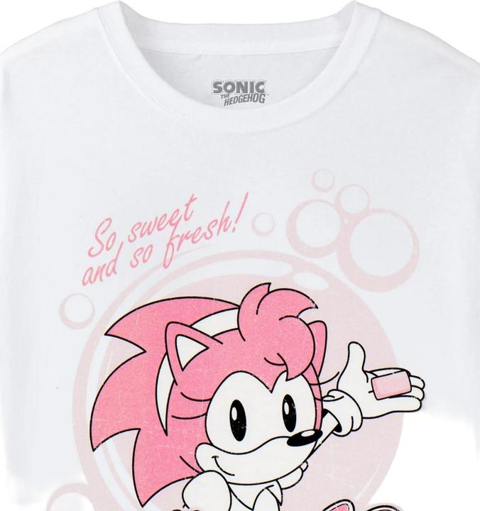Immagine prodotto Sonic The Hedgehog Amy's Bubblegum Maglietta Maniche Corte Donna (S)