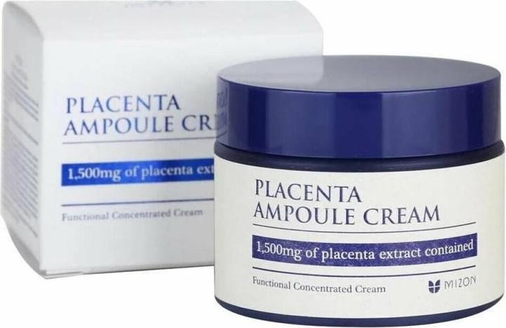 Actual product image Mizon Skin cream containing 1500 mg placenta (placenta Ampoule Cream) 50ml (Cleansing gel, 50 ml)