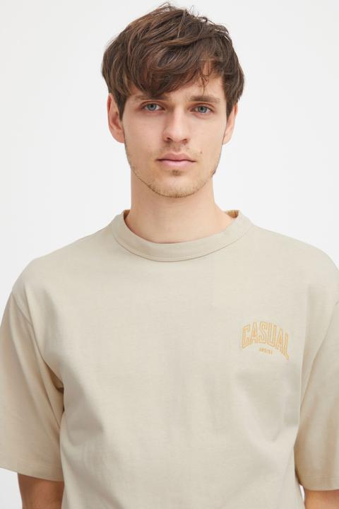 Actual product image Casual Friday CFTue tee with small chest embroidery - 20504815 (L)