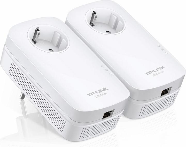 Image du produit TP-Link AV1300 Kit de démarrage pour courant porteur Gigabit Passthrough (1200 Mbit/s)