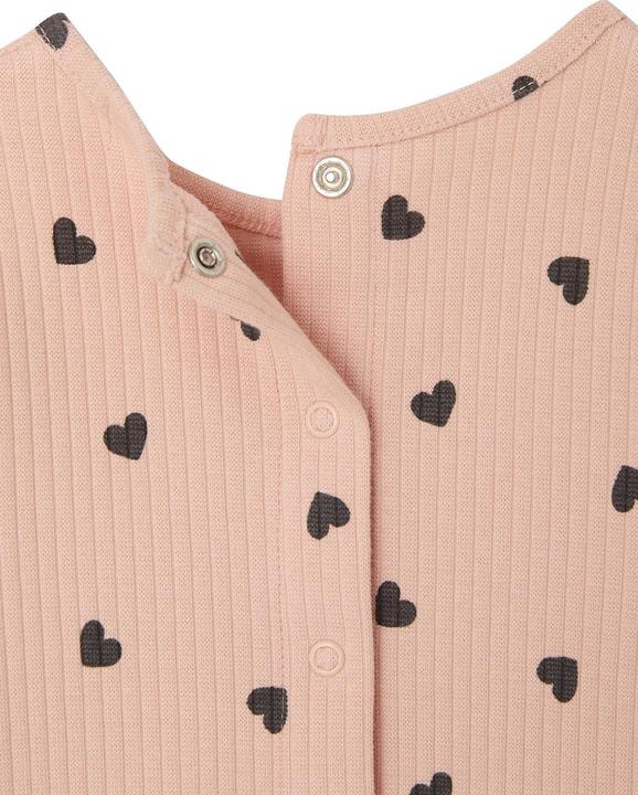 Immagine prodotto Vertbaudet Geripptes Mädchen Baby Shirt mit Volantärmeln, Bio-Baumwolle (80)