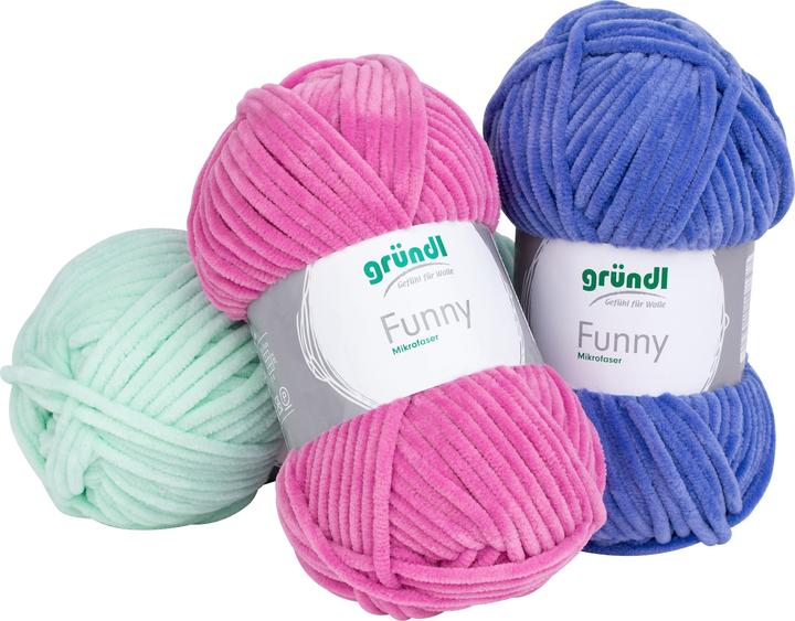 Image du produit Gründl Laine Funny Uni, 100g, environ 120m (120 m)