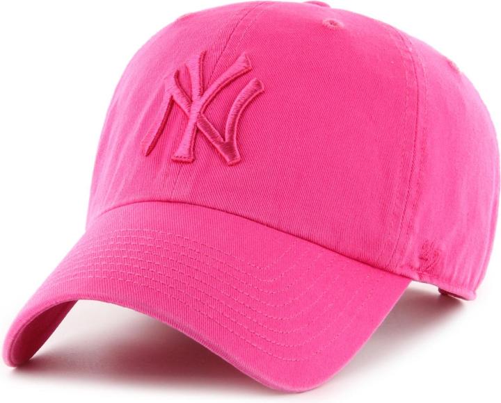 47 Brand Strapback Cap - CLEAN UP New York Yankees magenta