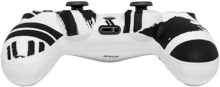 Produktbild Qubick Controller Skin Schwarz Weiss (PS4) (PS4)
