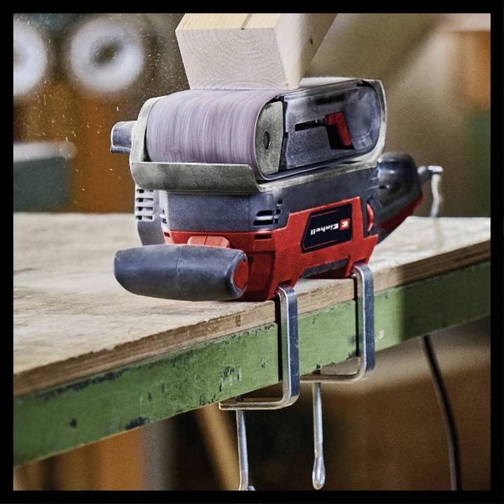 Actual product image Einhell TE-BS 850 E Belt sander 4466245 Belt sander 850 W Belt width 75 (Belt sanders, 850 W)
