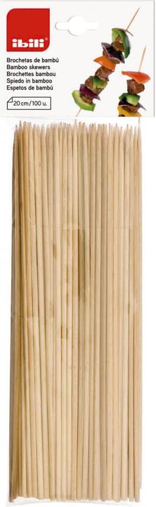 Produktbild Ibili 100.Stk Bambusspiesse 20 cm Perfekt für Grillfeste und Partys