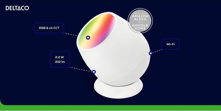 Actual product image Deltaco SH-LA01 (210 lm)