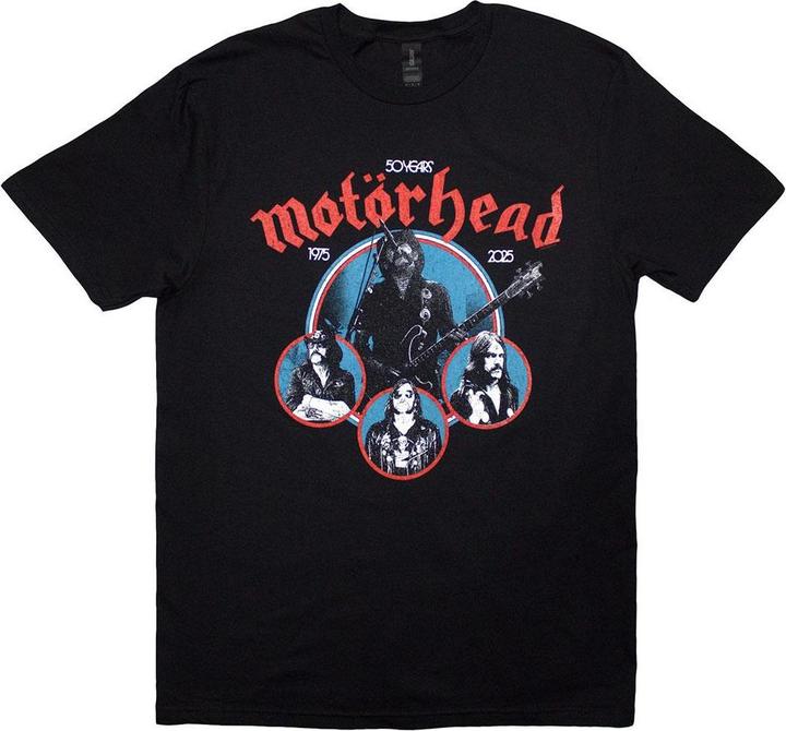 Produktbild Motorhead 50 Years Lemmy Circles TShirt (XL)