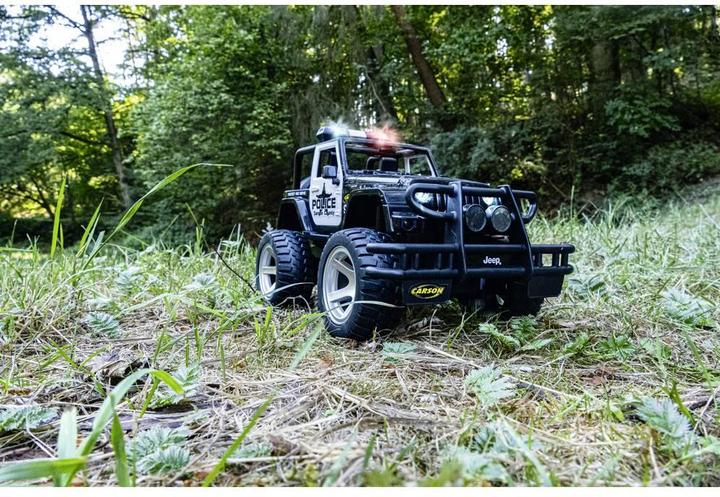 Image du produit Carson 1:12 Jeep Wrangler Police 2.4G 100% RTR (RTR Prêt à fonctionner)