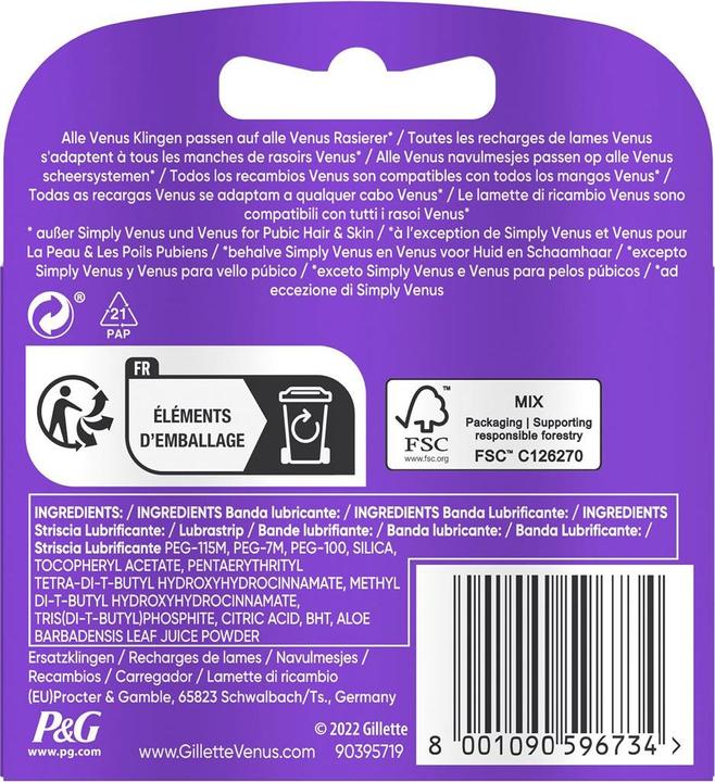 Actual product image Gillette Venus Deluxe Smooth Swirl (4 x)