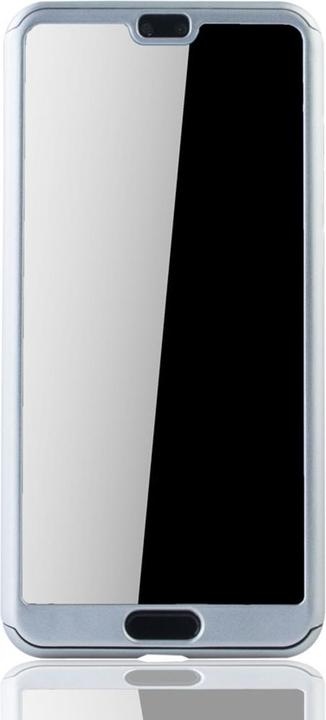 Actual product image König Design Case Mobile Protection for Huawei P20 Pro Full Case Cover Screen Protector Cases Silver (Huawei P20 Pro)