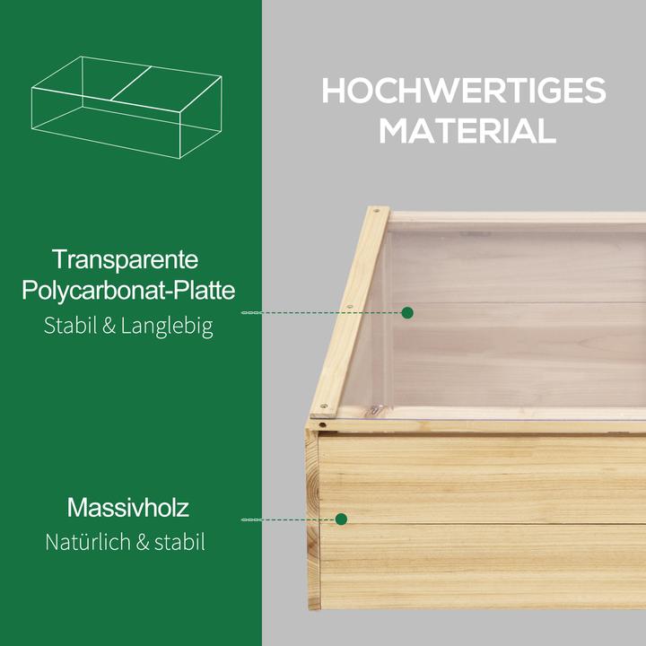 Produktbild Outsunny Gewächshaus aus Holz