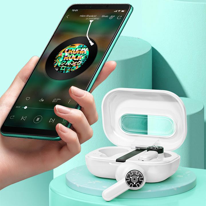 Actual product image Wekome Wireless headphones Bluetooth V5.2 TWS Gree (3.50 h, Wireless)