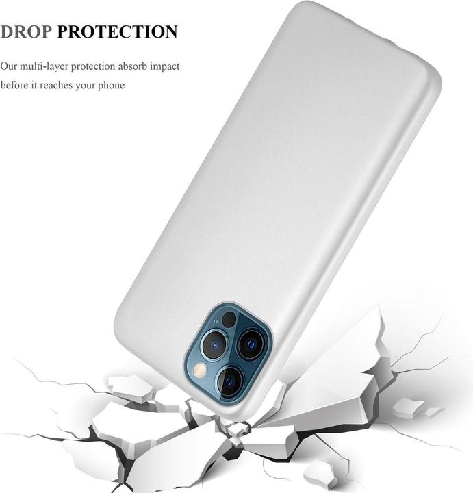 Actual product image Cadorabo TPU Matt Metallic Cover (Realme 12 Pro+, Apple iPhone 12)