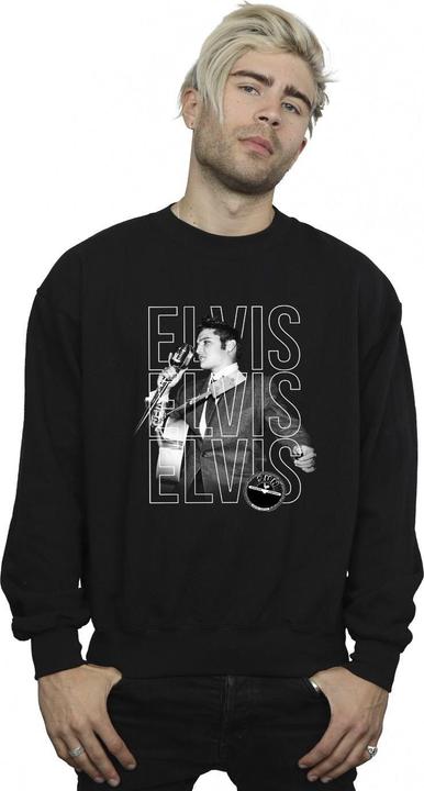 Immagine prodotto Elvis Triple Logo Portrait Felpa Uomo (4XL)