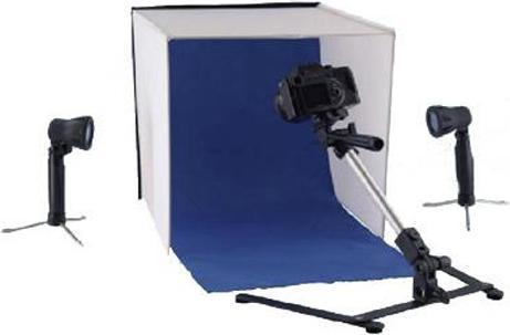 Actual product image Falcon Eyes Foldable Recording Box PBK-40AB-2LS 40x40 cm + 2 lamps (40 cm)