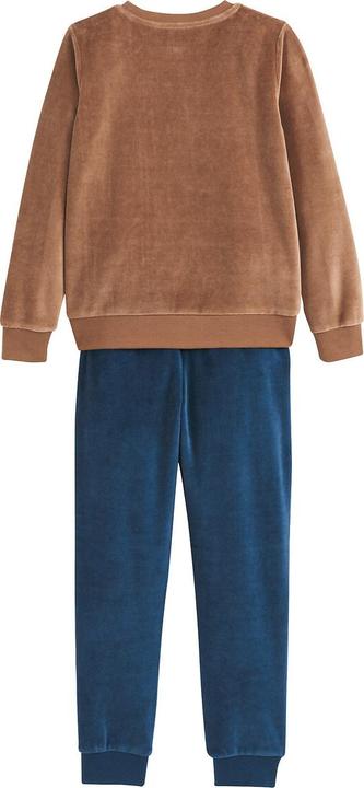 Produktbild La Redoute Collections Samt-Pyjama mit Hundeprint (110)