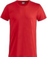 Actual product image T-shirt Clique Basic-T 029030, cotton, red, size 2XL (XXL)