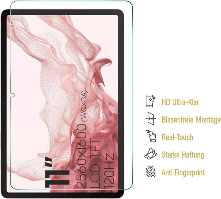 Actual product image Protectorking 6x Displayschutz HD Klar Full Cover (6 Piece, Galaxy Tab S9 Ultra)