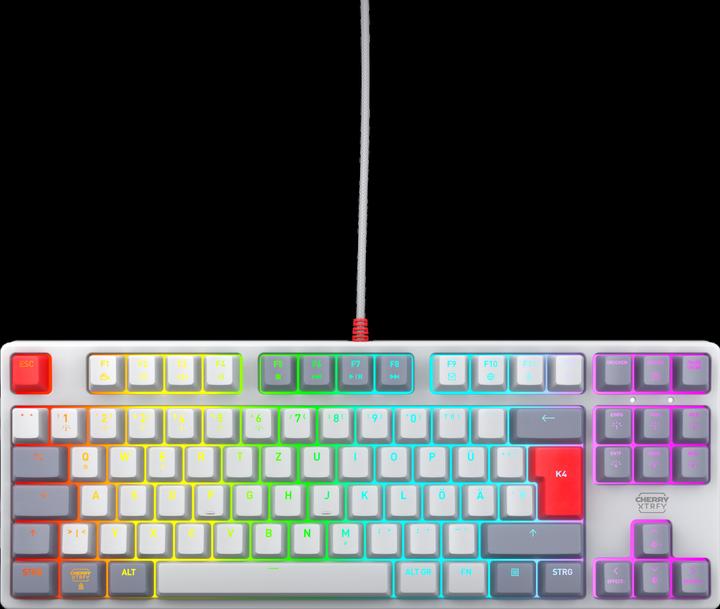 CHERRY XTRFY K4V2 TKL keyboard, retro (DE, Cable)