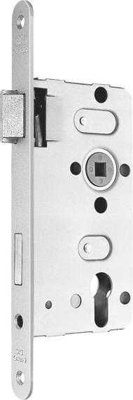 Image du produit BKS Serrure à mortaiser pour porte de chambre 0415 PZW 24/ 55/72/8 mm DIN droite argentée couronnée (Serrure à mortaise)