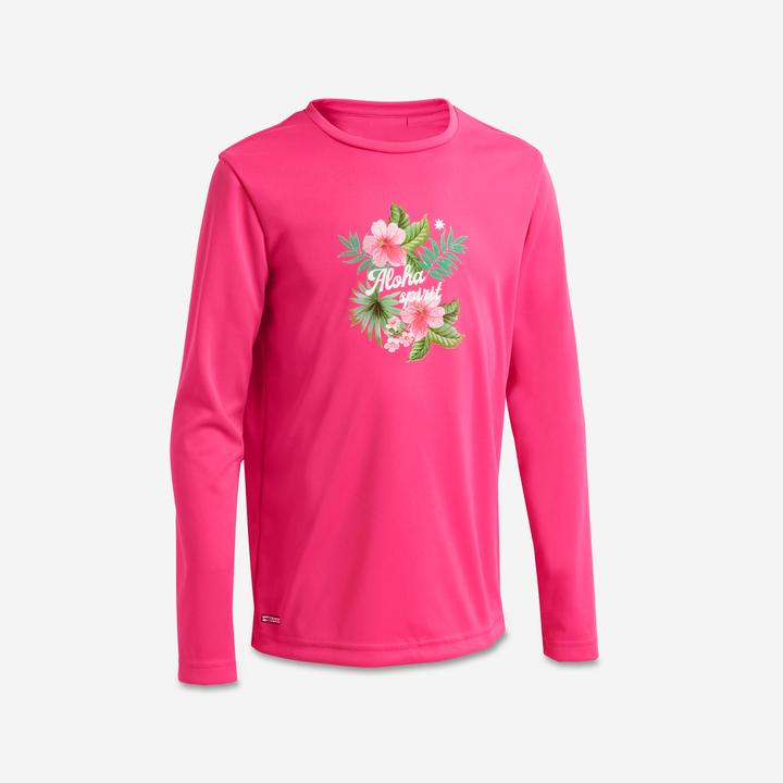 Immagine prodotto Olaian UV-Shirt Surfen Kinder langarm 100 rosa