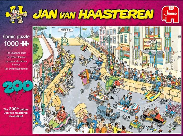 Image du produit Jumbo puzzle Jan van Haasteren De Zeepkistenrace - 1000 pièces (1000 pièces)