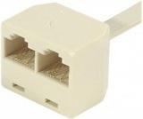 Produktbild Générique MODULAR T WIRING ADAPTER-RJ45 M/F/F + 15CM CORD
