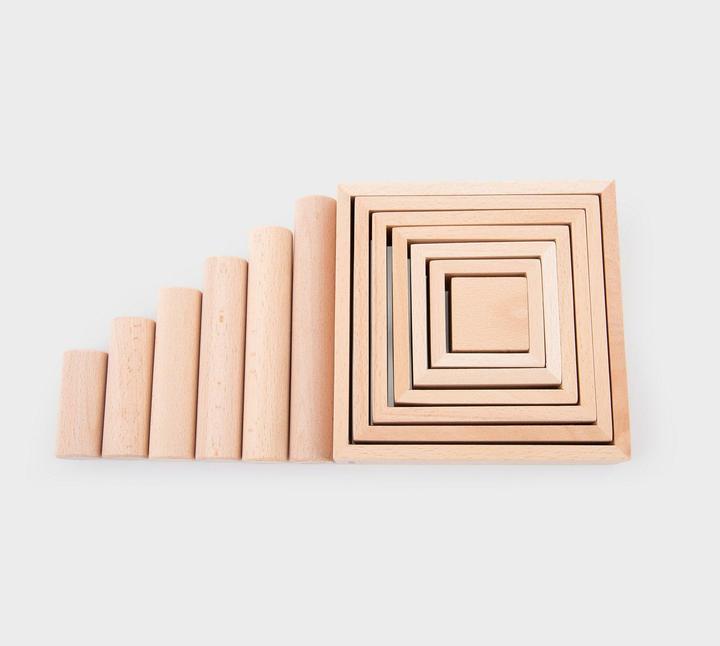 Image du produit TickiT Ensemble de 40 colonnes en bois rondes