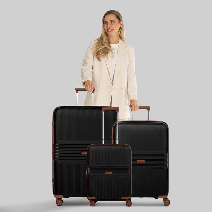 Image du produit Farmhood Eco Edition 02 4 Rollen Kofferset 3-teilig mit Dehnfalte (229 l, XL (à partir de 115l))