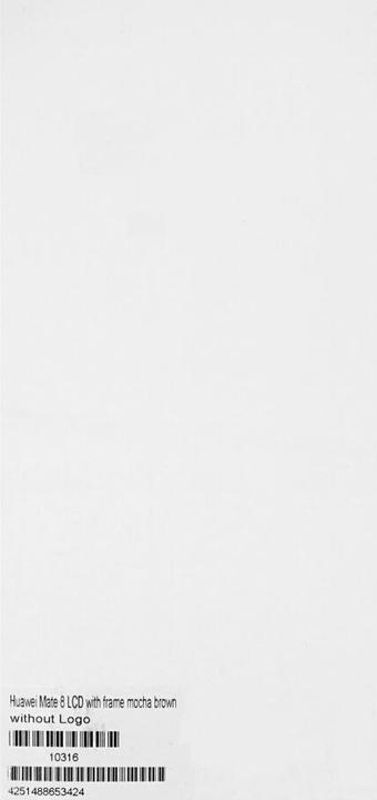 Actual product image OEM Display unit + frame for Huawei Mate 8 mocha brown, without logo (Display, Mate 8)