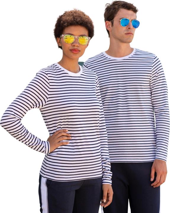 Immagine prodotto Skinni Fit Maglietta a maniche lunghe a righe (M)