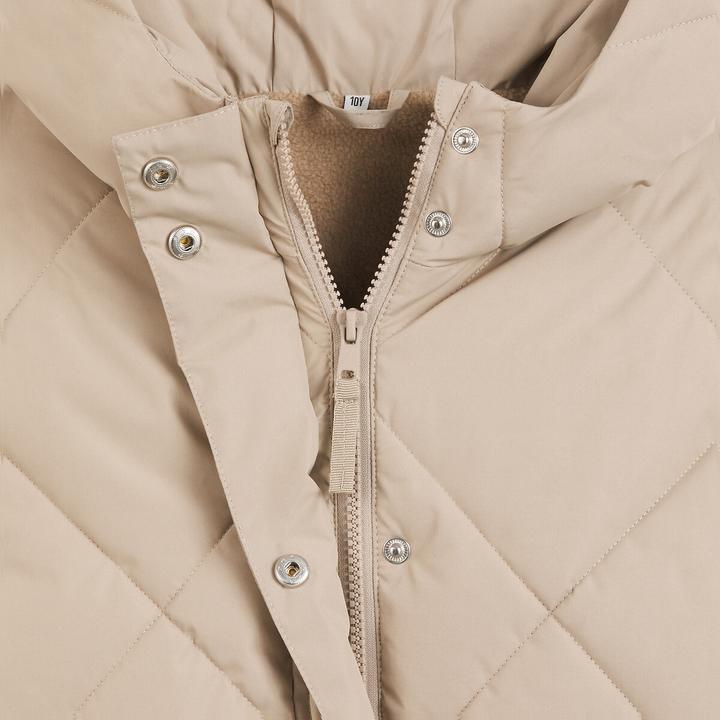 Produktbild La Redoute Collections Gesteppte Winterjacke mit Kapuze und Fleecefutter